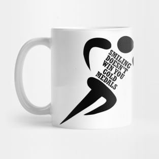 Smiling doesn't win you gold medals - running man - simone biles - dancing with the stars Mug
